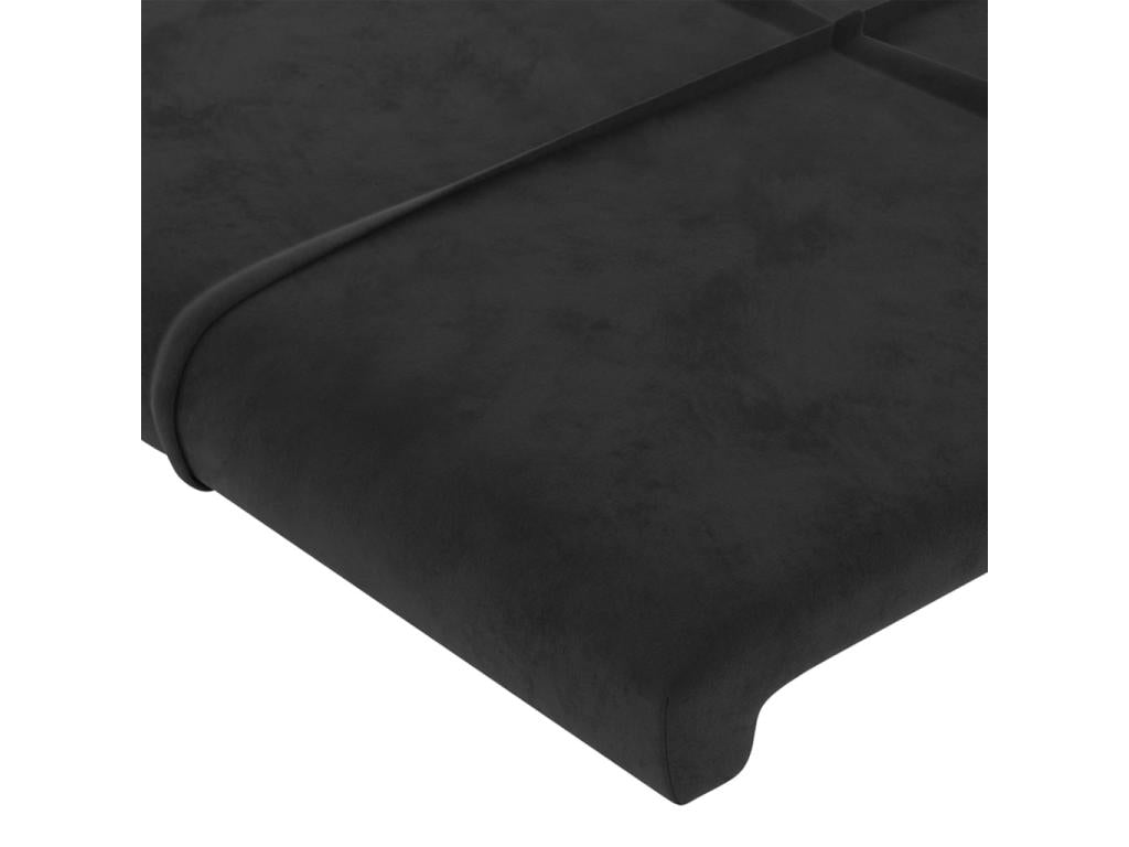 Letto nero, 103 x 23 x 118 cm