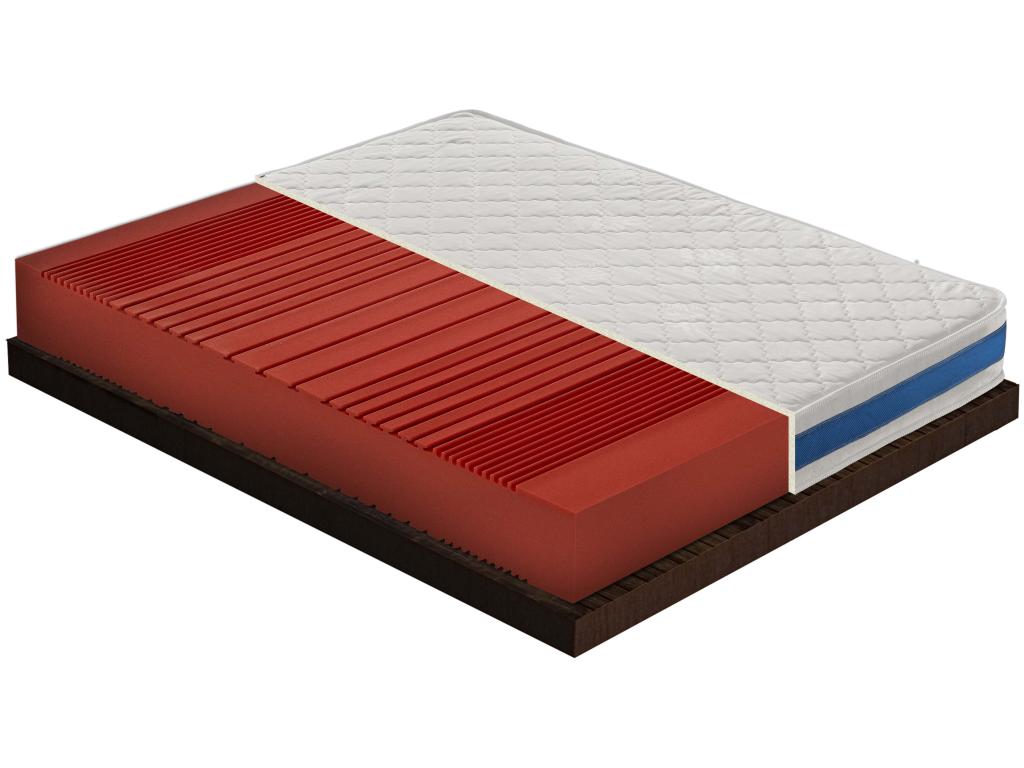 Materasso in mousse - reversibile - 11 zone di Mobenze – livello di rigidità H1 135x200 cm TYAK17823