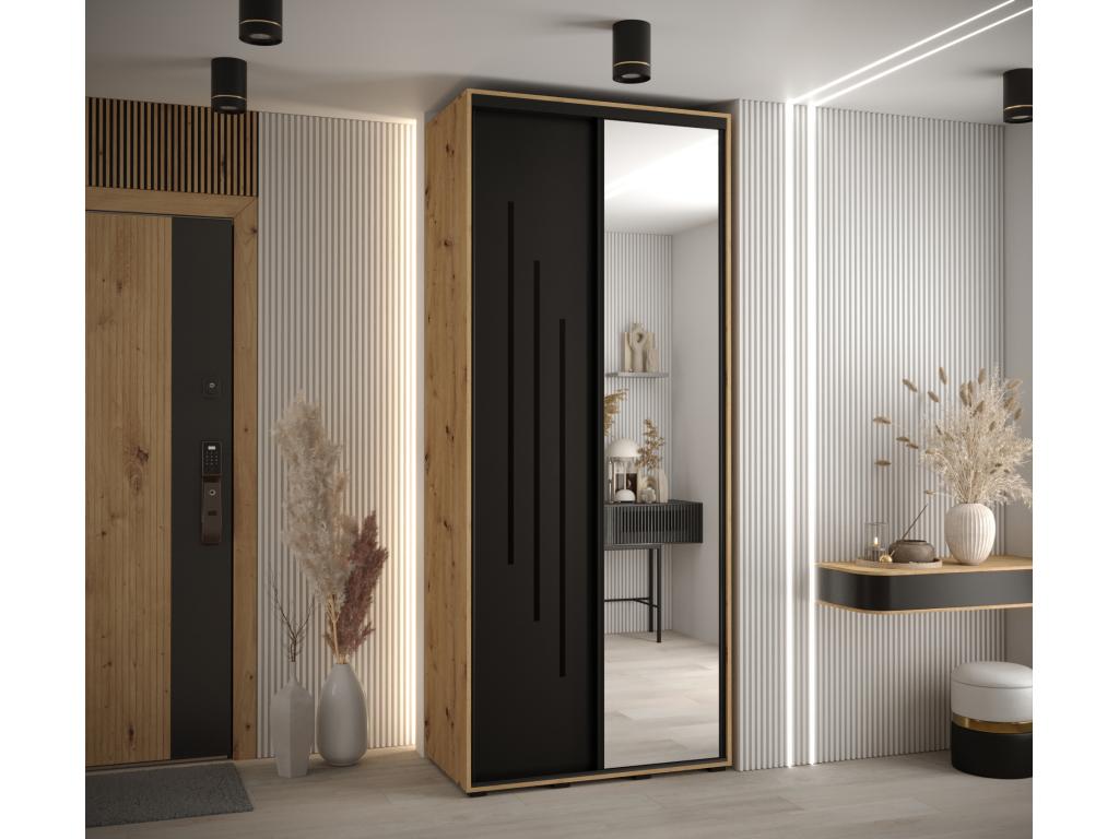 ARMOIRE Mobenze 9 A PORTE COULISSANTES 235.2/120/45 2 porte QKLP47349