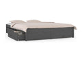 Struttura letto con cassetti Grigio 150x200 cm Très Mobenze MTEH95648