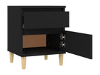Comodino Nero 40x35x50 cm KCLG43487