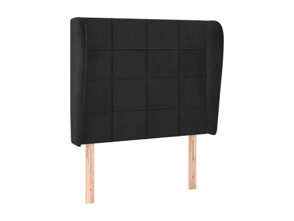 Testiera con orecchini Nero 103x23x118/128 cm Mobenze KWWV67603